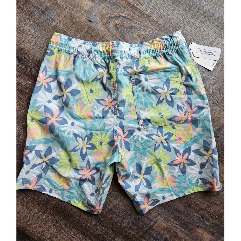 Blue Crown swim shorts NWT mens size small floral print